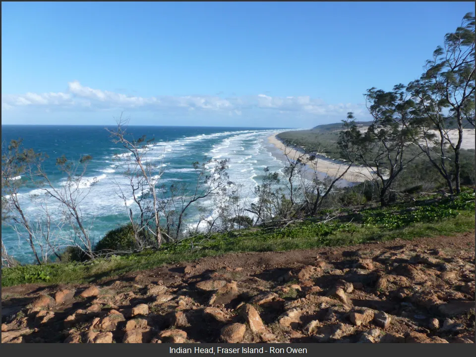 Indian Head on the east coast of K'gari (Fraser Island)