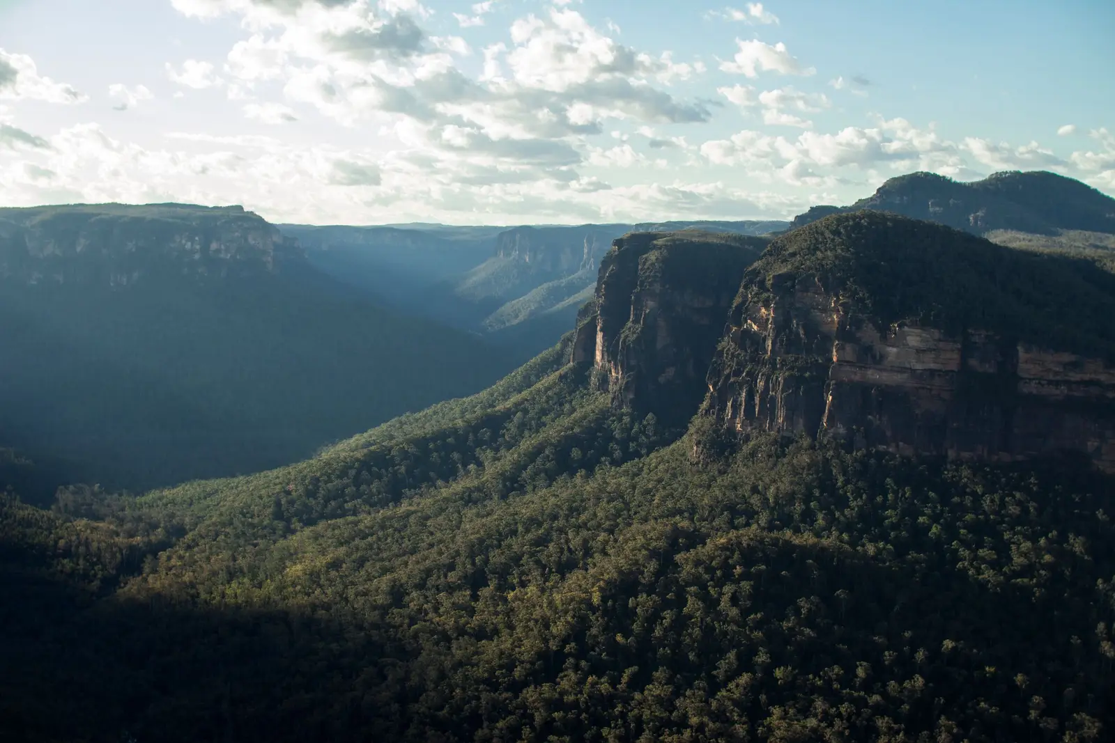 A view across the Blue Mountains