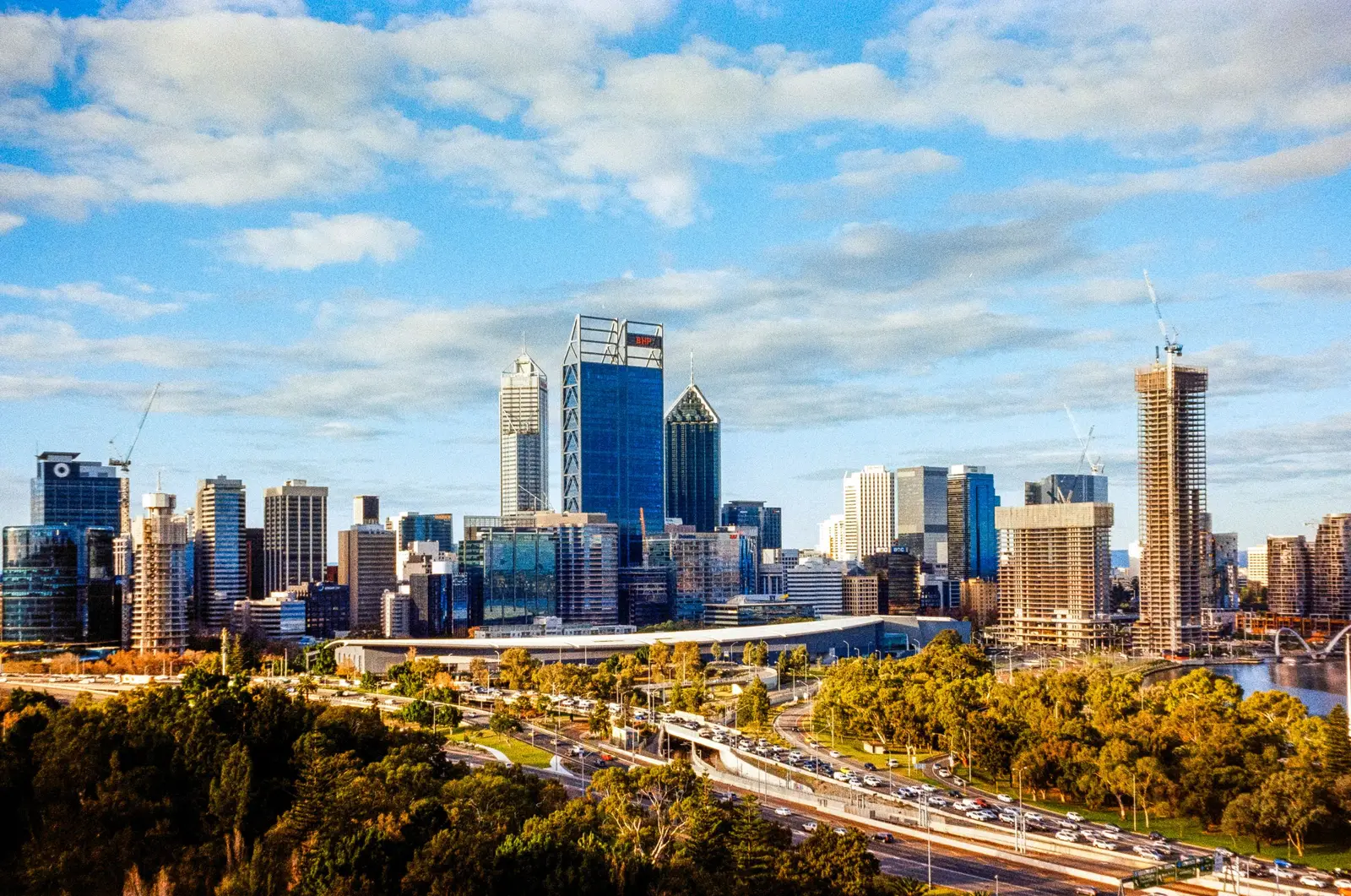 The Perth skyline