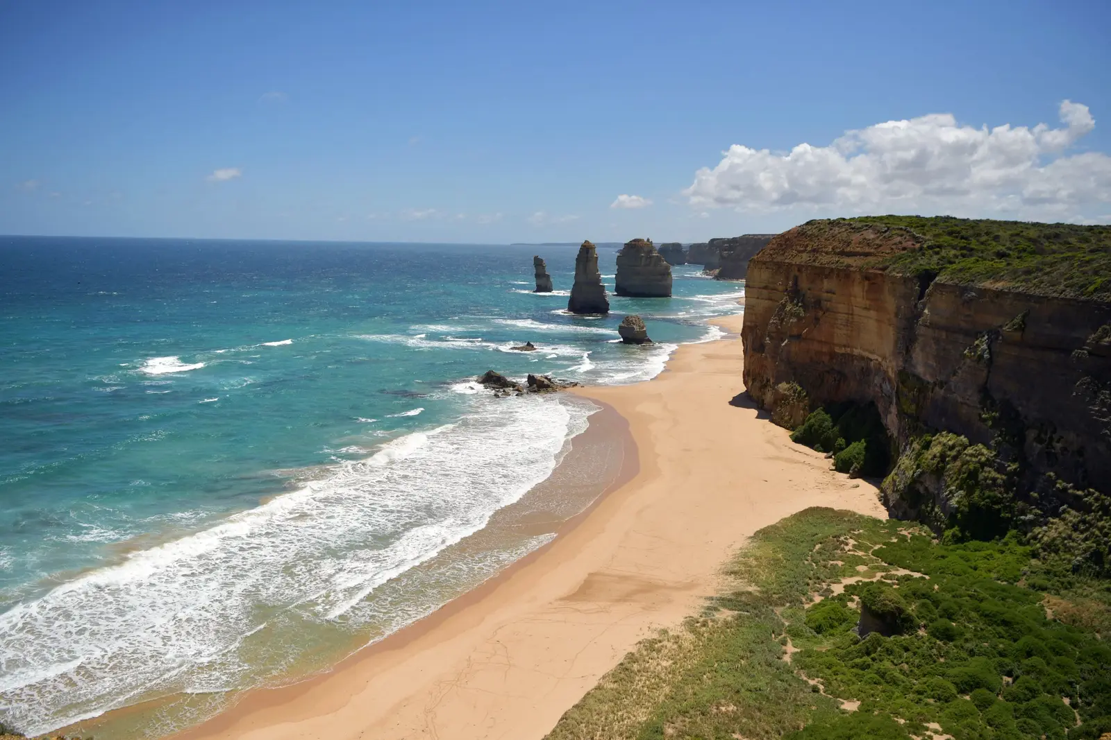 Rock stacks off the Victorian coast