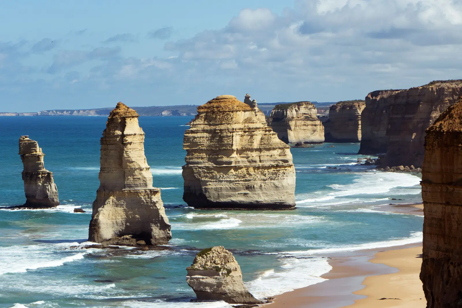 Rock stacks off the Victorian coast