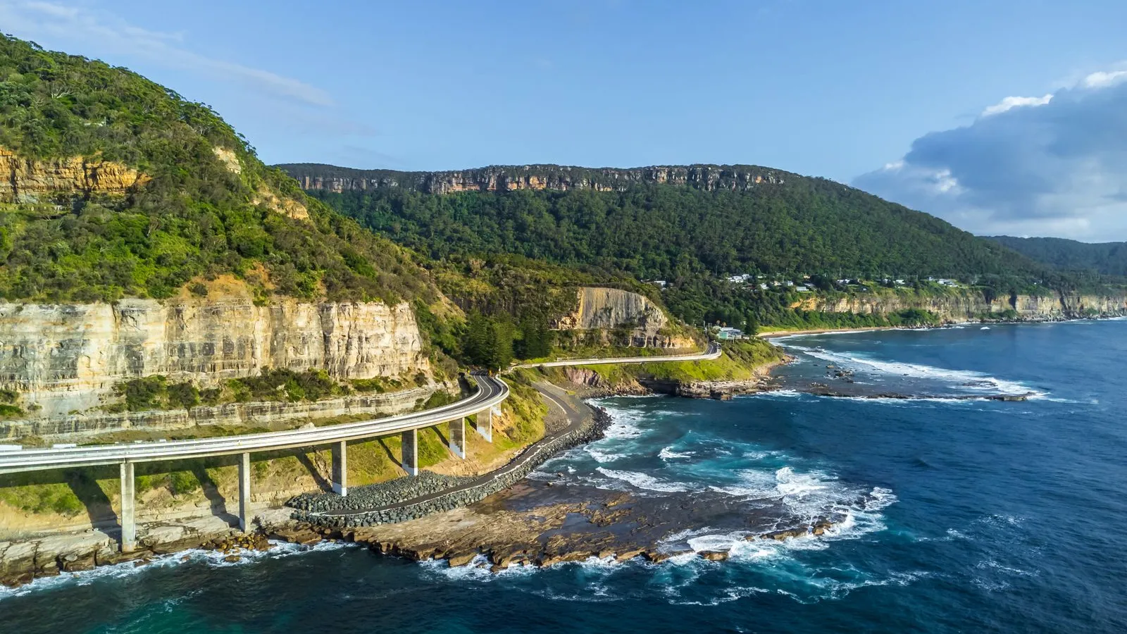 The Sea Cliff Bridge on Lawrence Hargrave Drive, south of Sydney