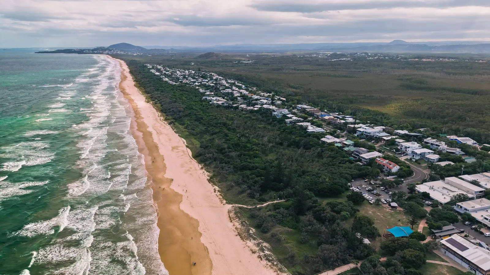 The Queensland coastline