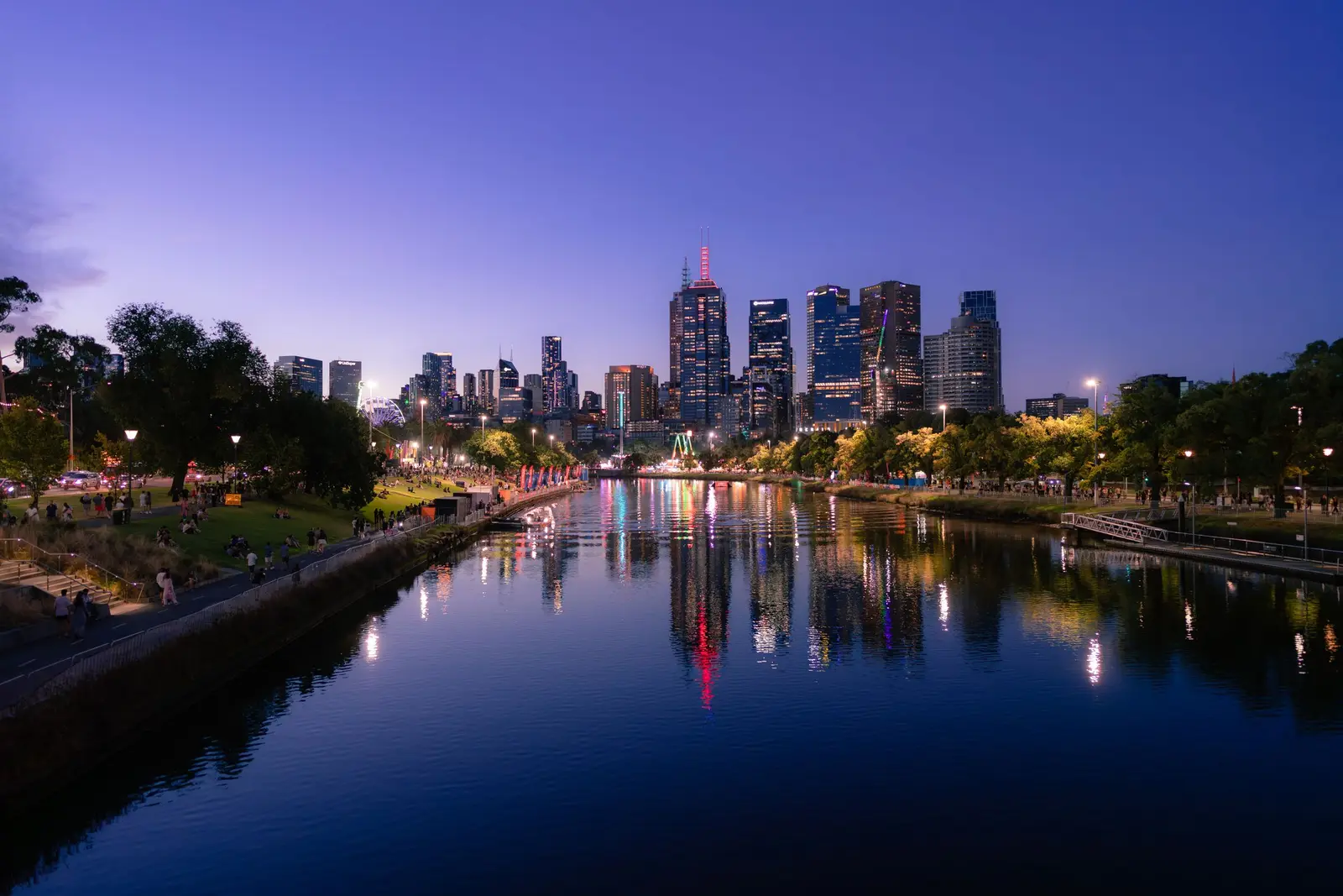 The Melbourne skyline